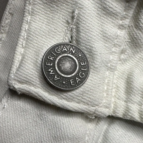 American Eagle Outfitters White Ripped Jeans size 28x32 - Picture 4 of 11